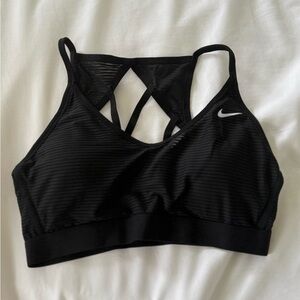 Nike Black Strappy Crisscross Sports Bra